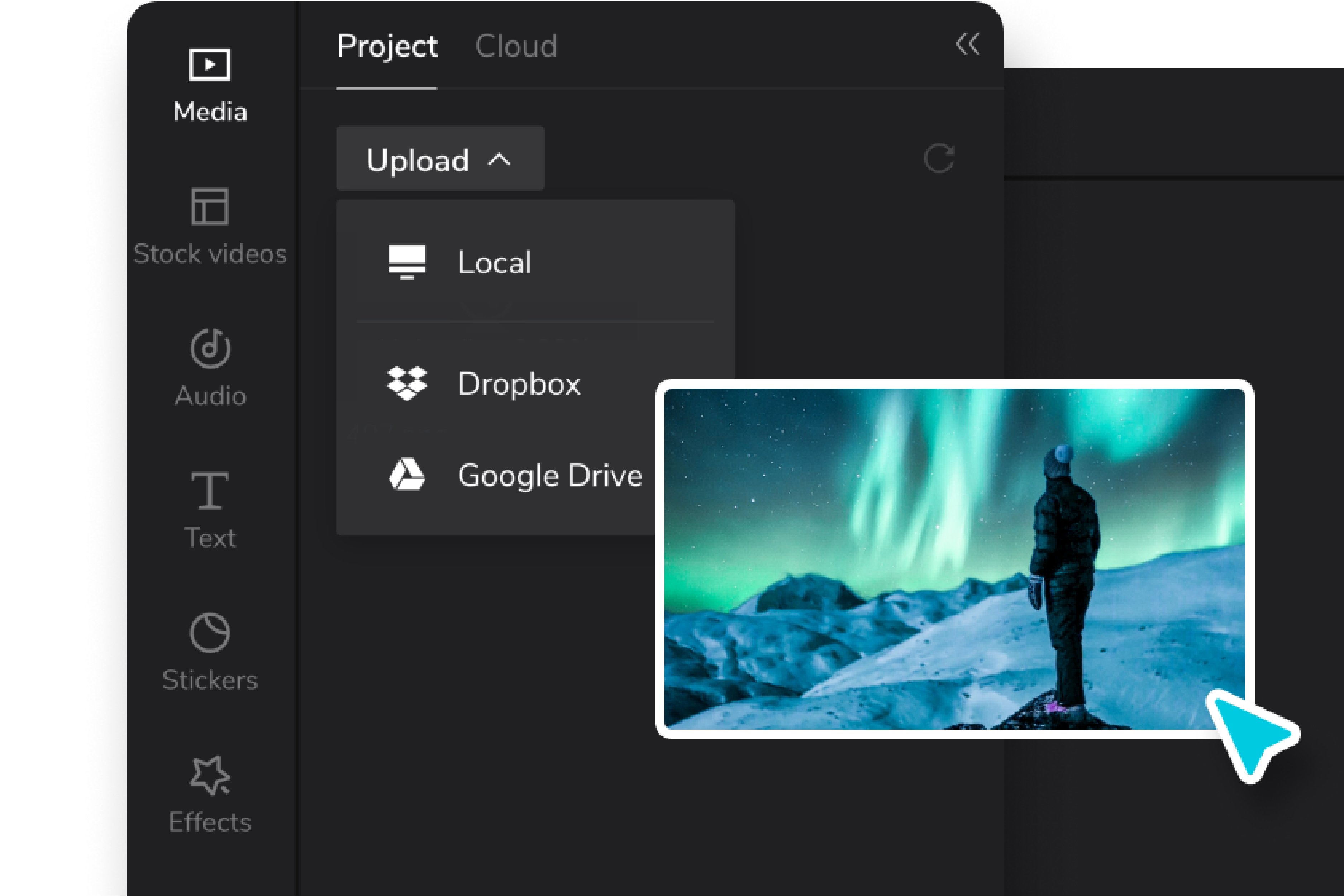 Create a graphic design after signing up for CapCut