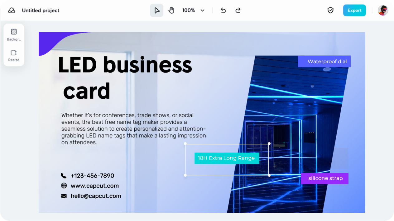 Create LED name tags.png