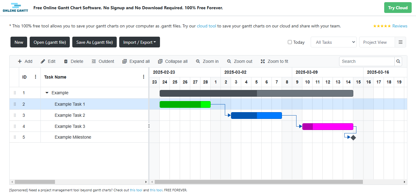 Free gantt maker online