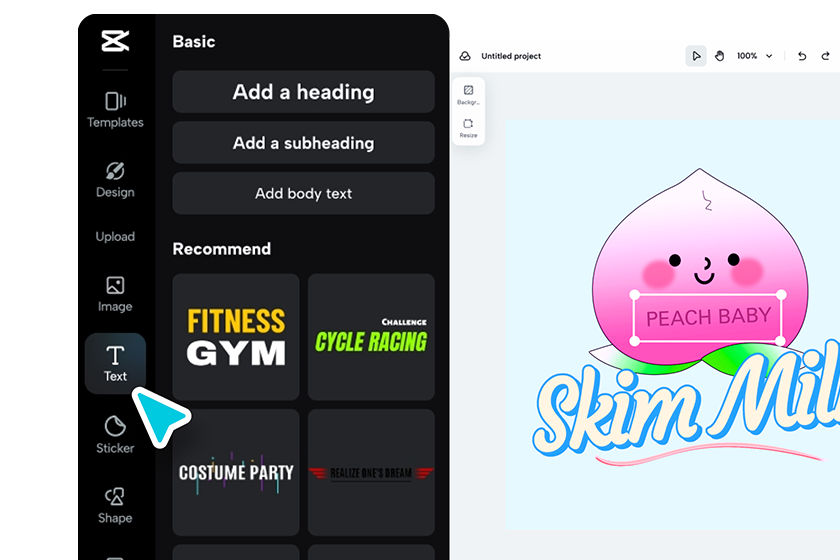 Add text and additional details