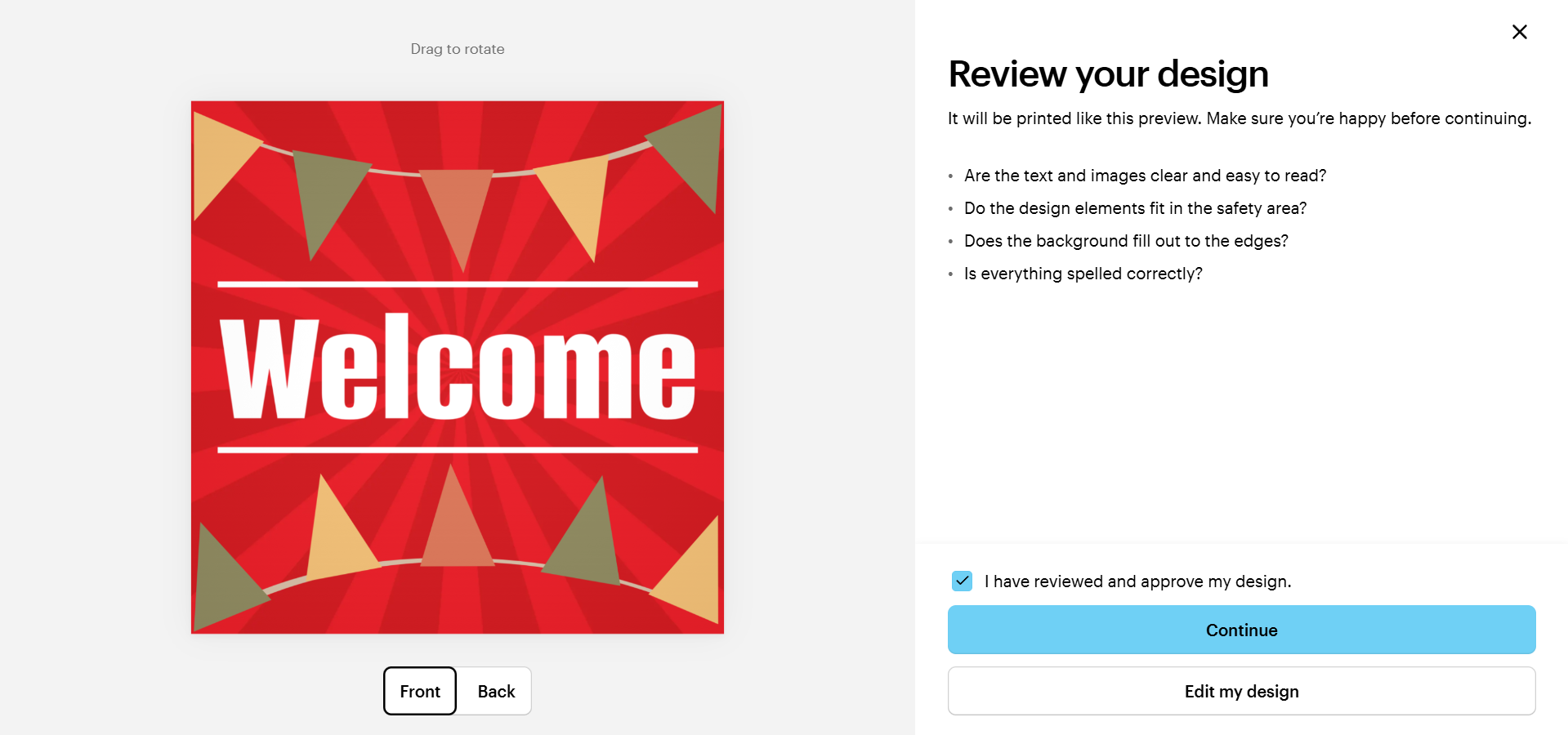 คลิกที่การชำระเงินต่อไป