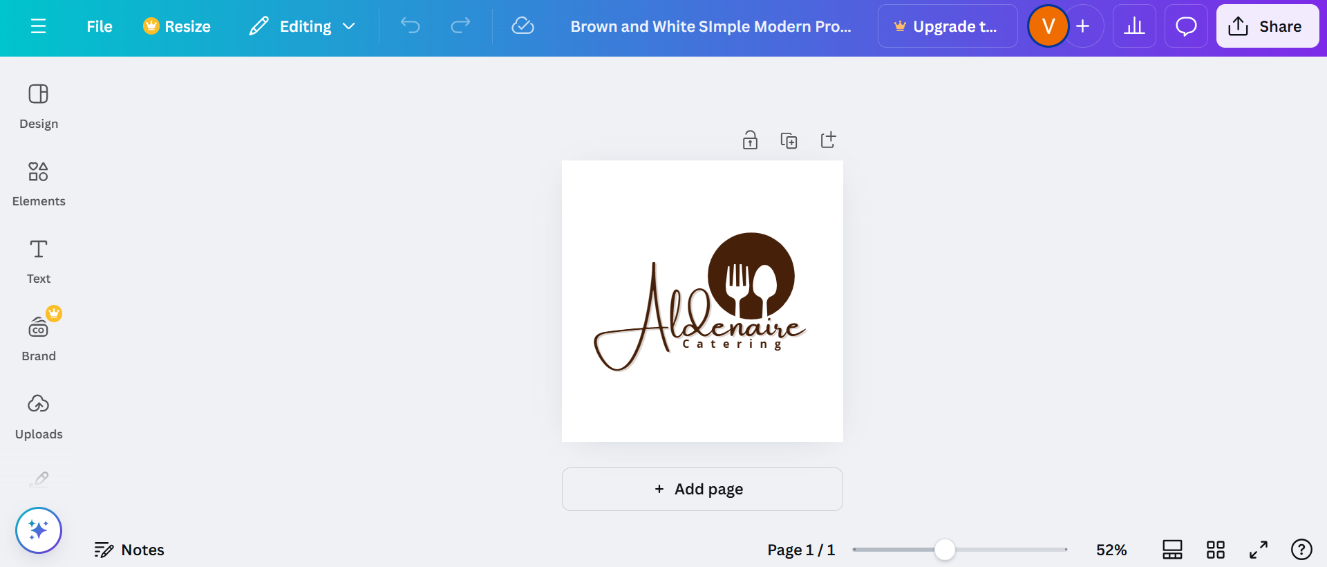 Canva의 레스토랑 로고 제작자