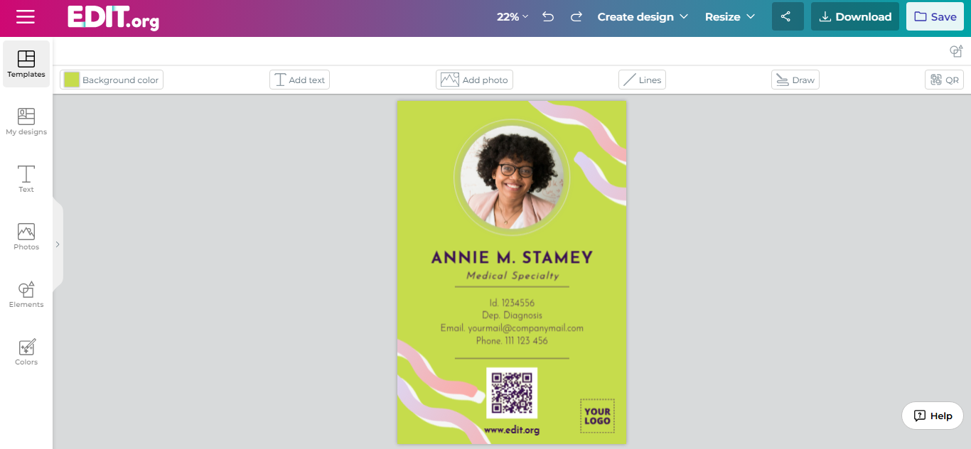 Free student id maker online