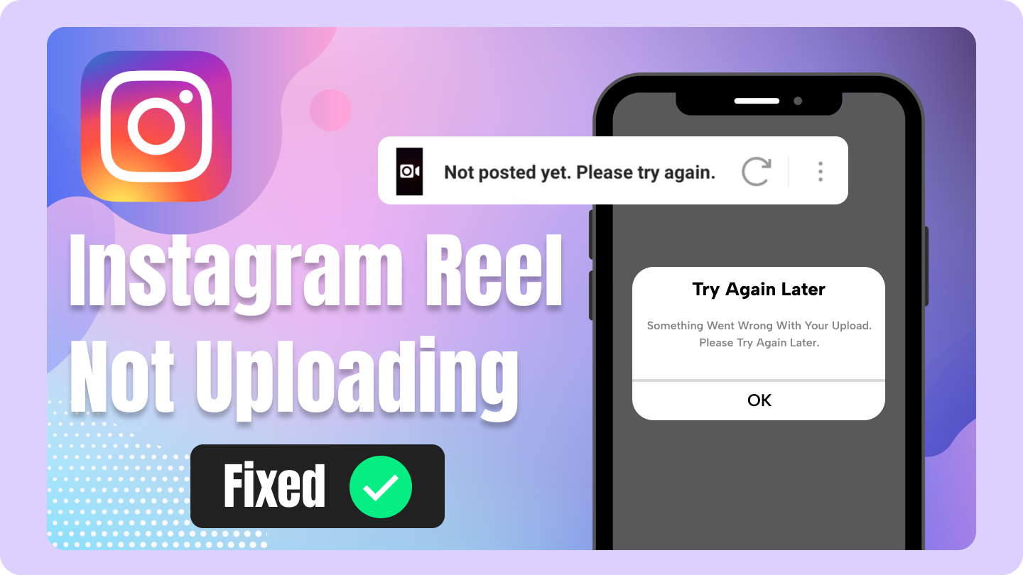 instagram reel not uploading