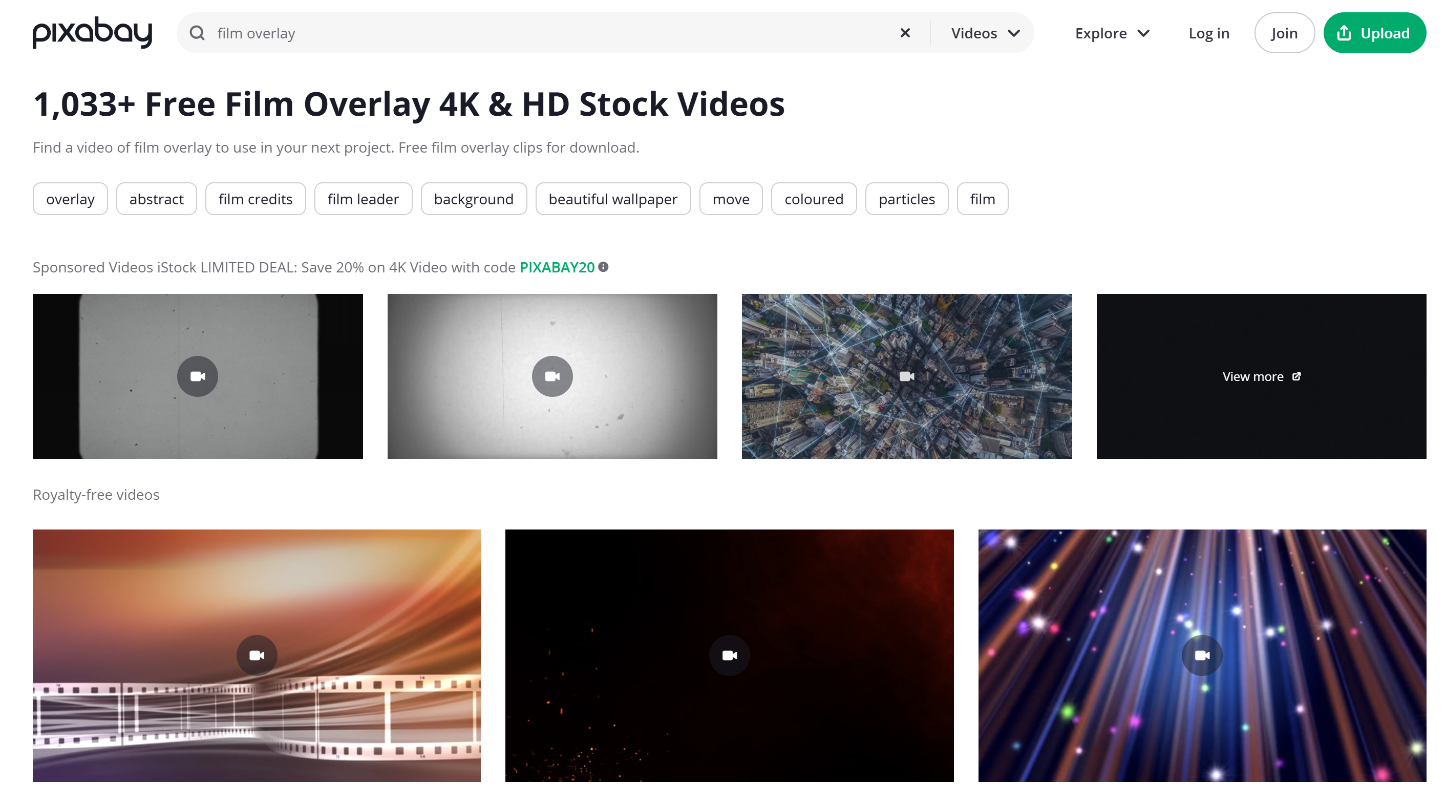 5 καλύτερες ιστοσελίδες για να κατεβάσετε την επικάλυψη πλαισίων ταινιών: Pexels