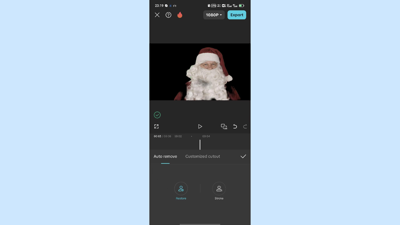 AI-powered background remover cho xanh lá cây hiệu ứng màn hình