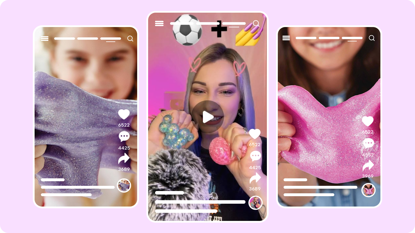 celana pendek slime asmr