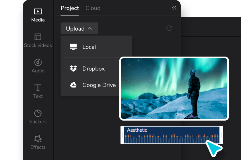 Add videos and audio