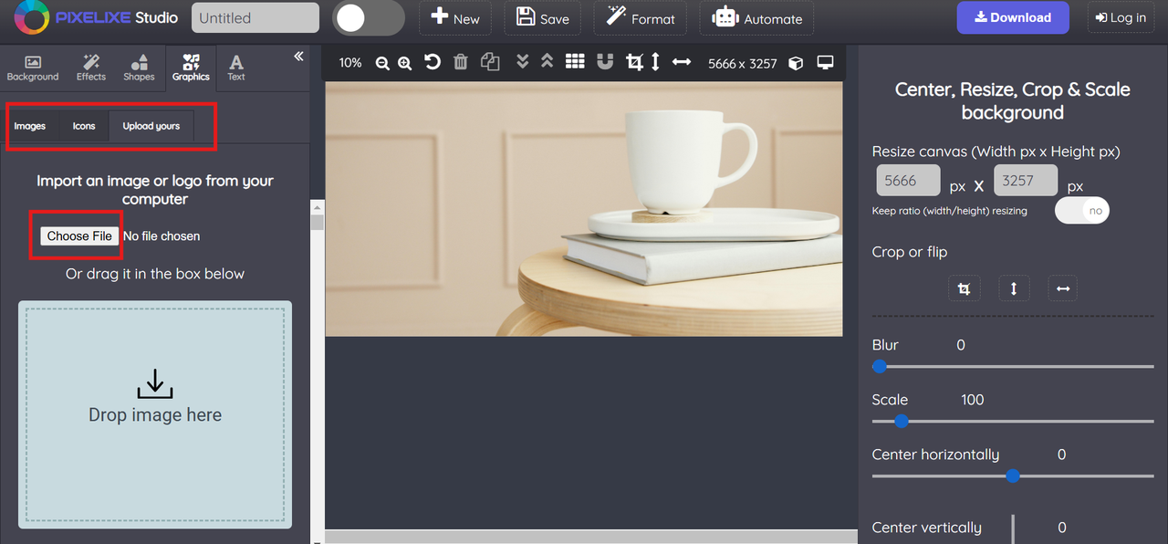 how to add my logo to a photo