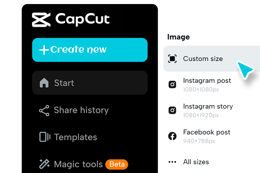 Start a custom design