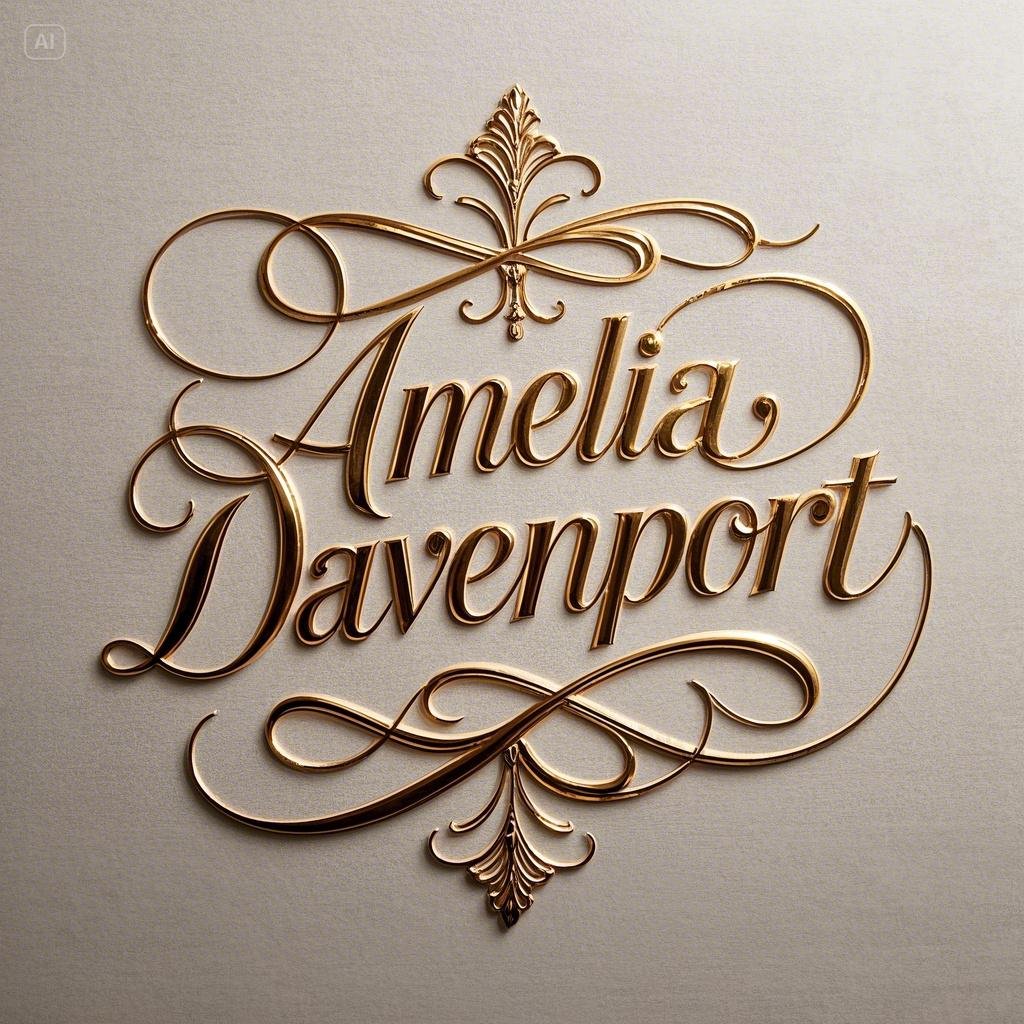 Royal vintage signature calligraphy