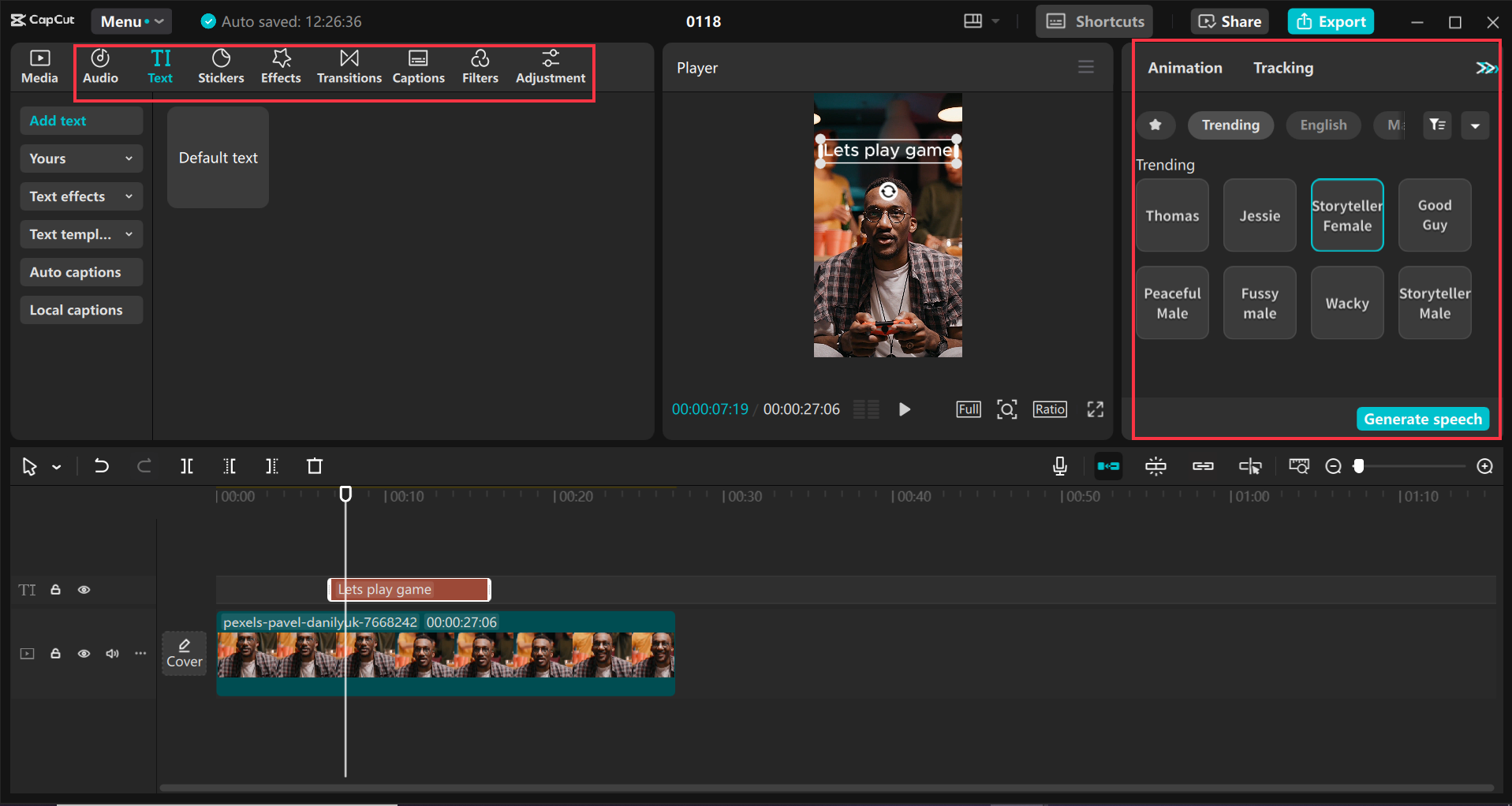 CapCut 데스크톱 비디오 편집기에서 짧은 비디오 향상