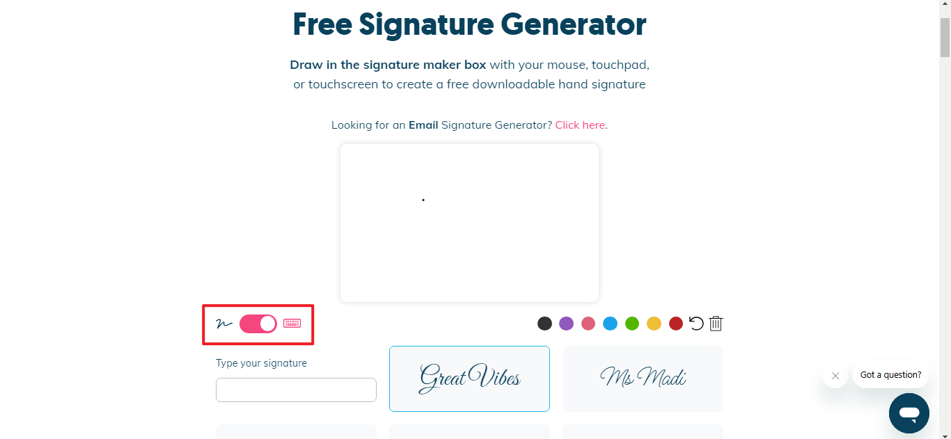Create signature handwritten online for free