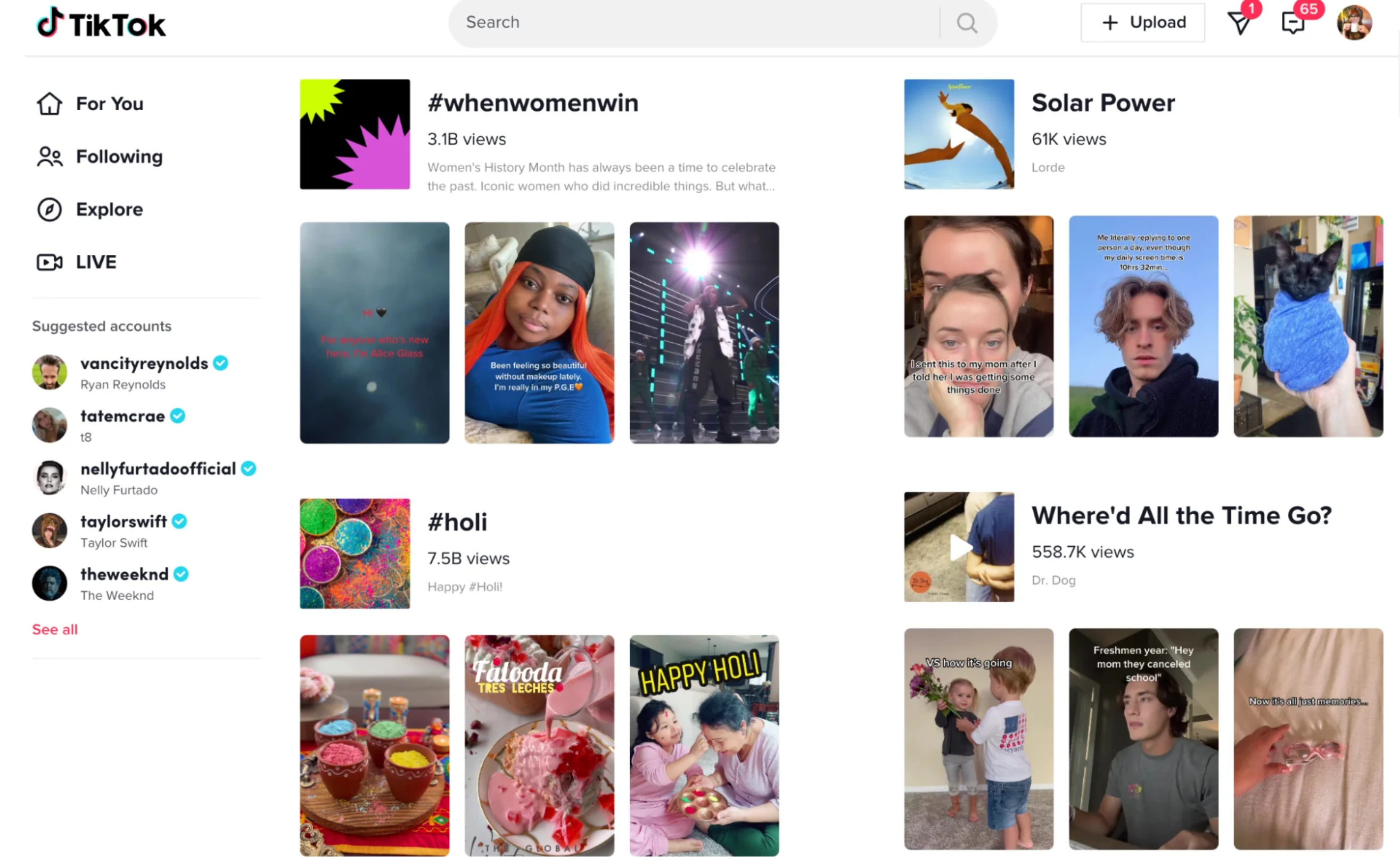 Track trending hashtags