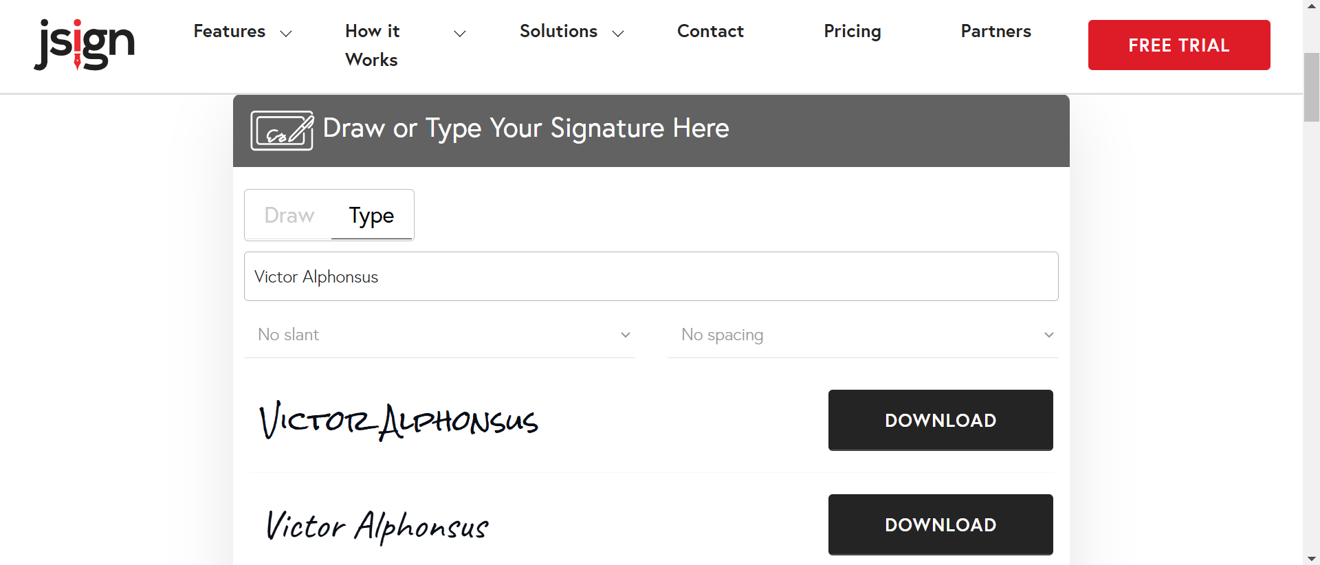 Handwritten signature generator free download