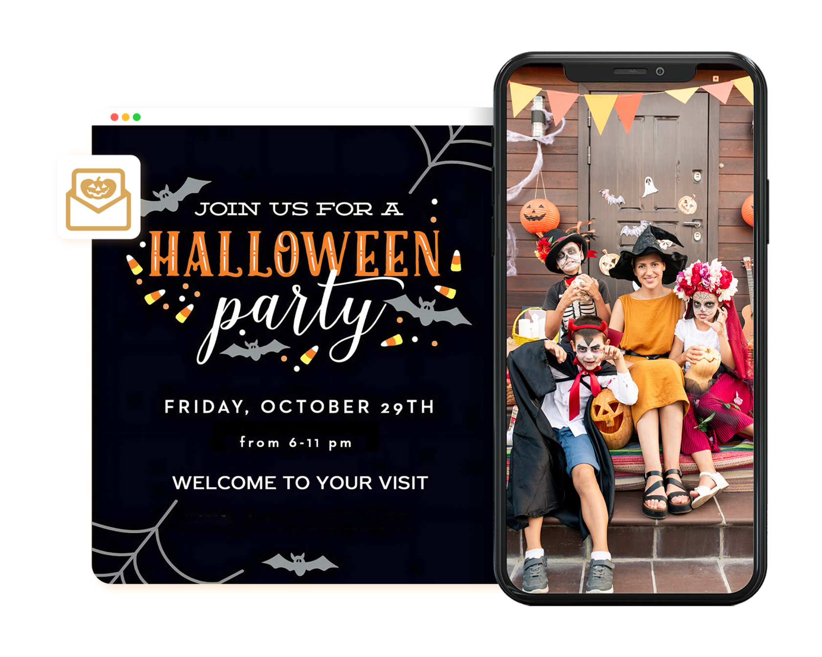 Twórz niestandardowe zaproszenia na przyjęcia urodzinowe