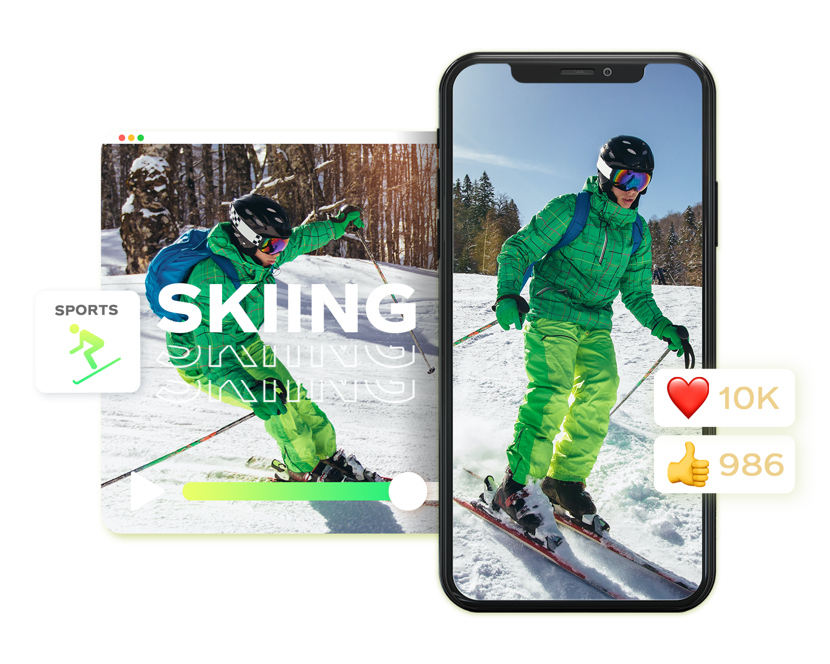 スーパーファストなスポーツ動画メーカー