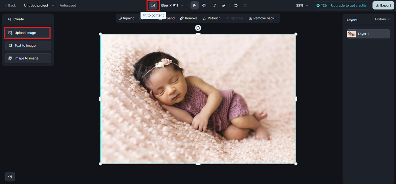 Prześlij zdjęcie na płótno