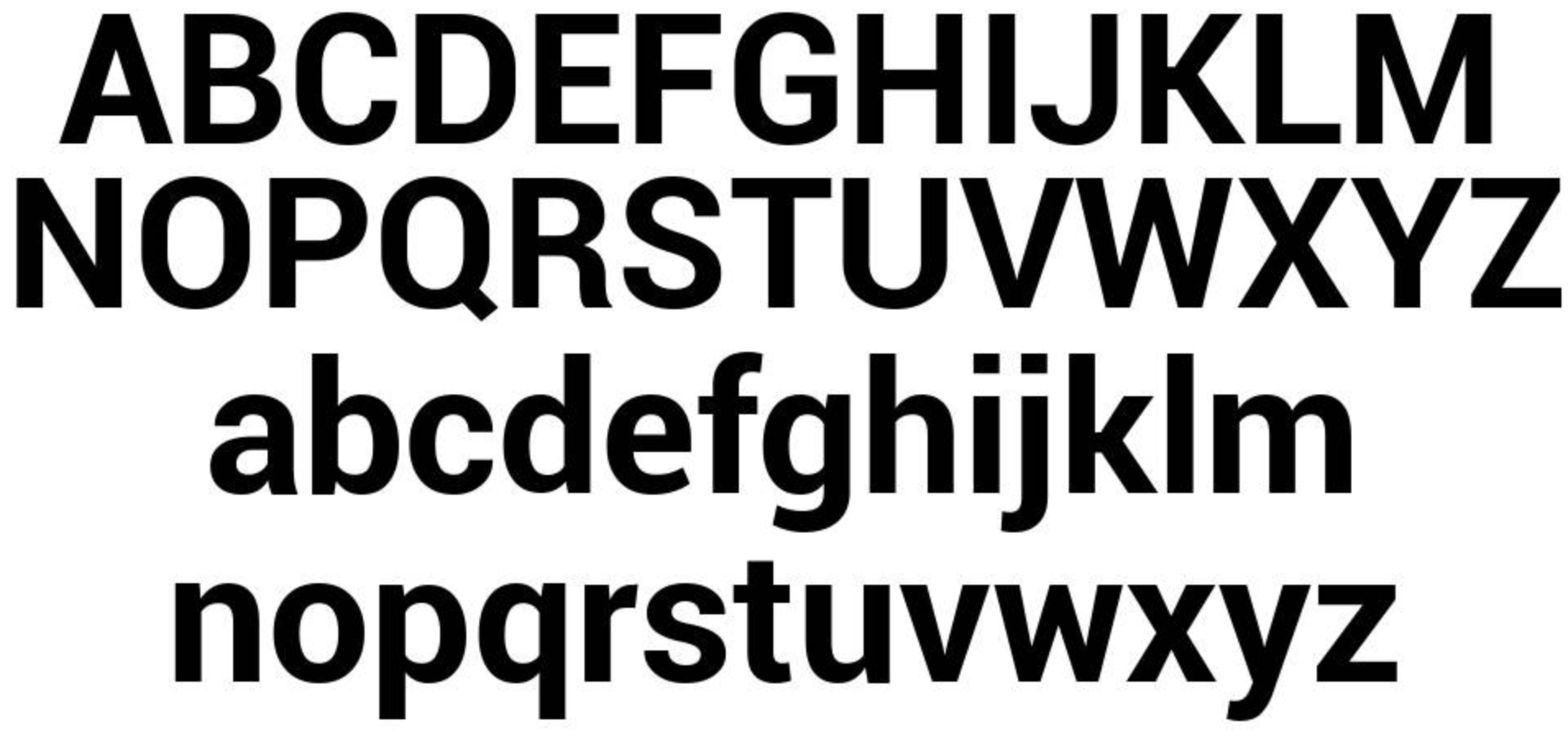 5 fon unik untuk menulis teks dalam talian: Roboto