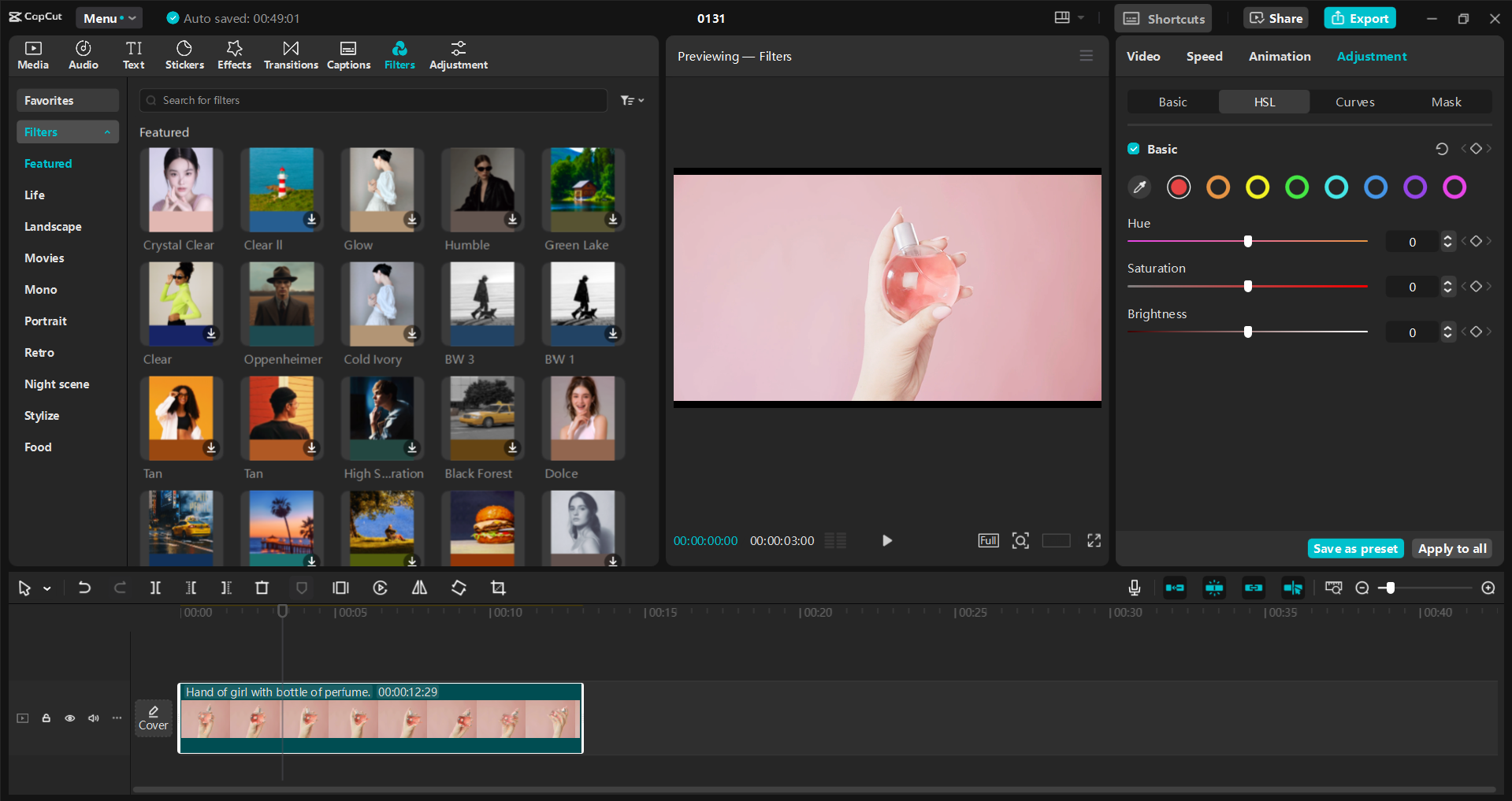 Gränssnitt för CapCut dekstop videoredigerare - ett värdefullt verktyg för att redigera videoannonser för YouTube
