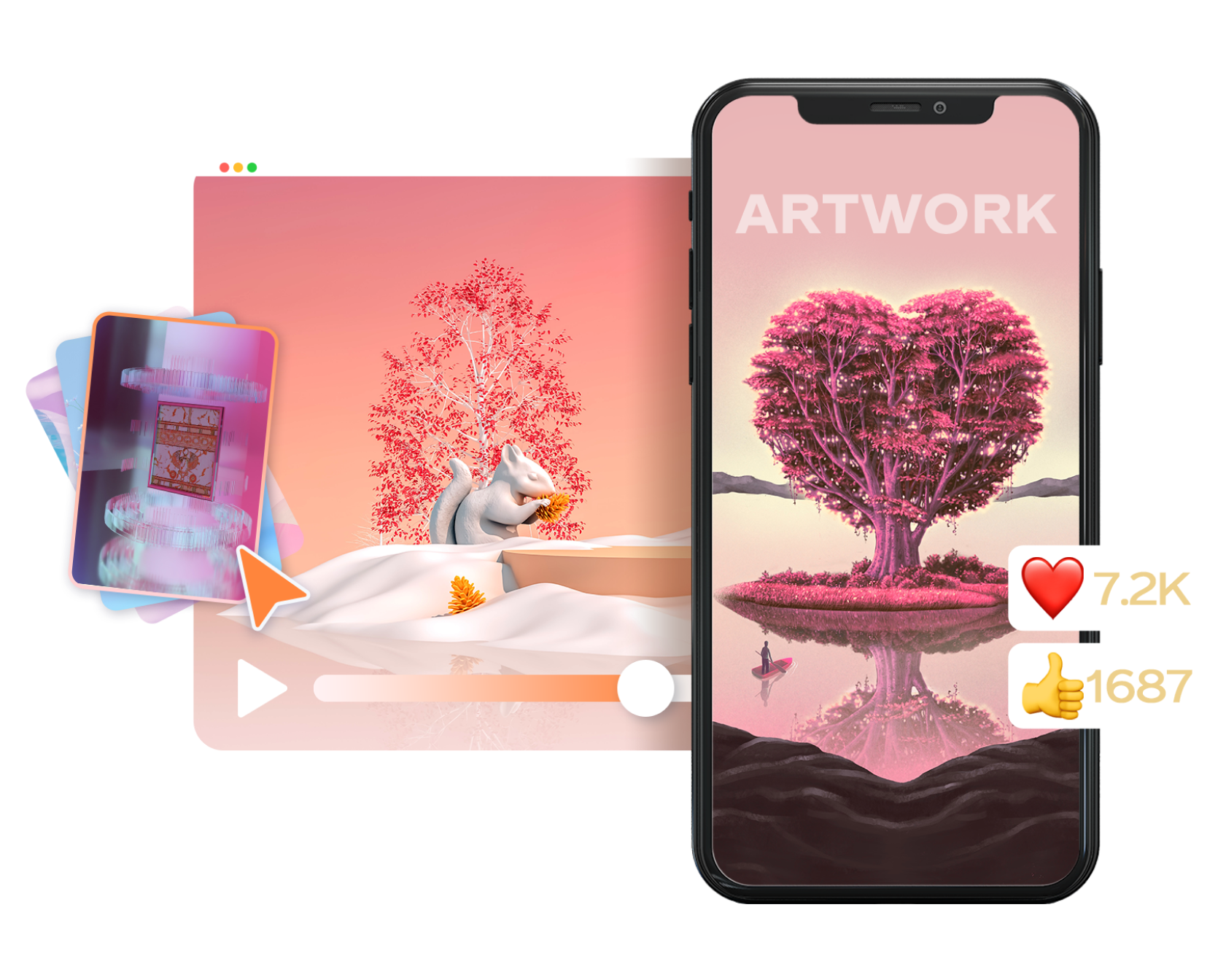 Geanimeerde kunst Videomaker