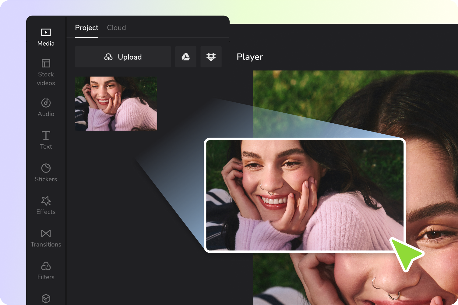 Passaggio 1: carica il tuo file audio