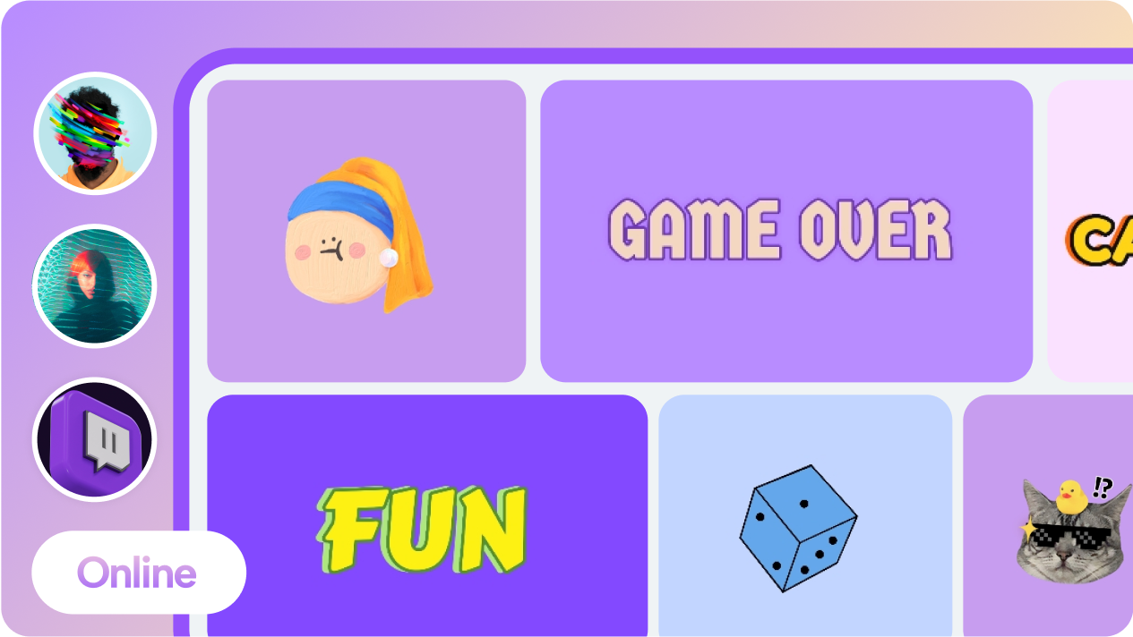 免費在線Twitch Overlay Maker|您可以選擇50多個模板