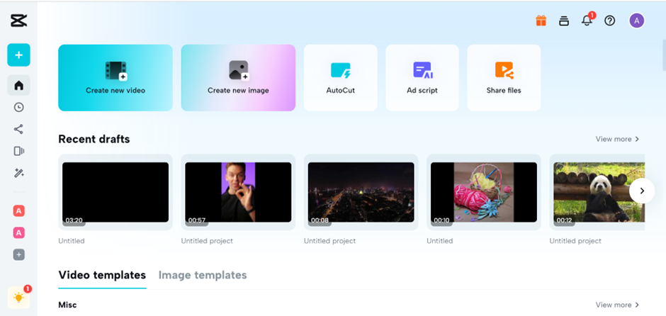 The best speech to text app: CapCut