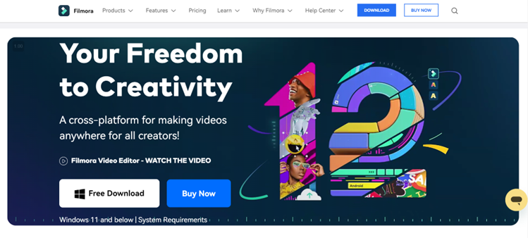 Best free editing software no watermark: Filmora X