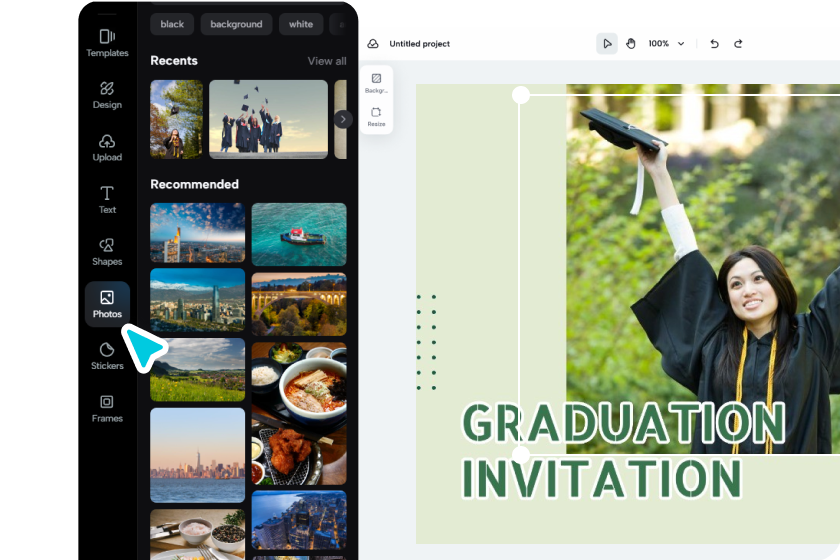 Select a background image