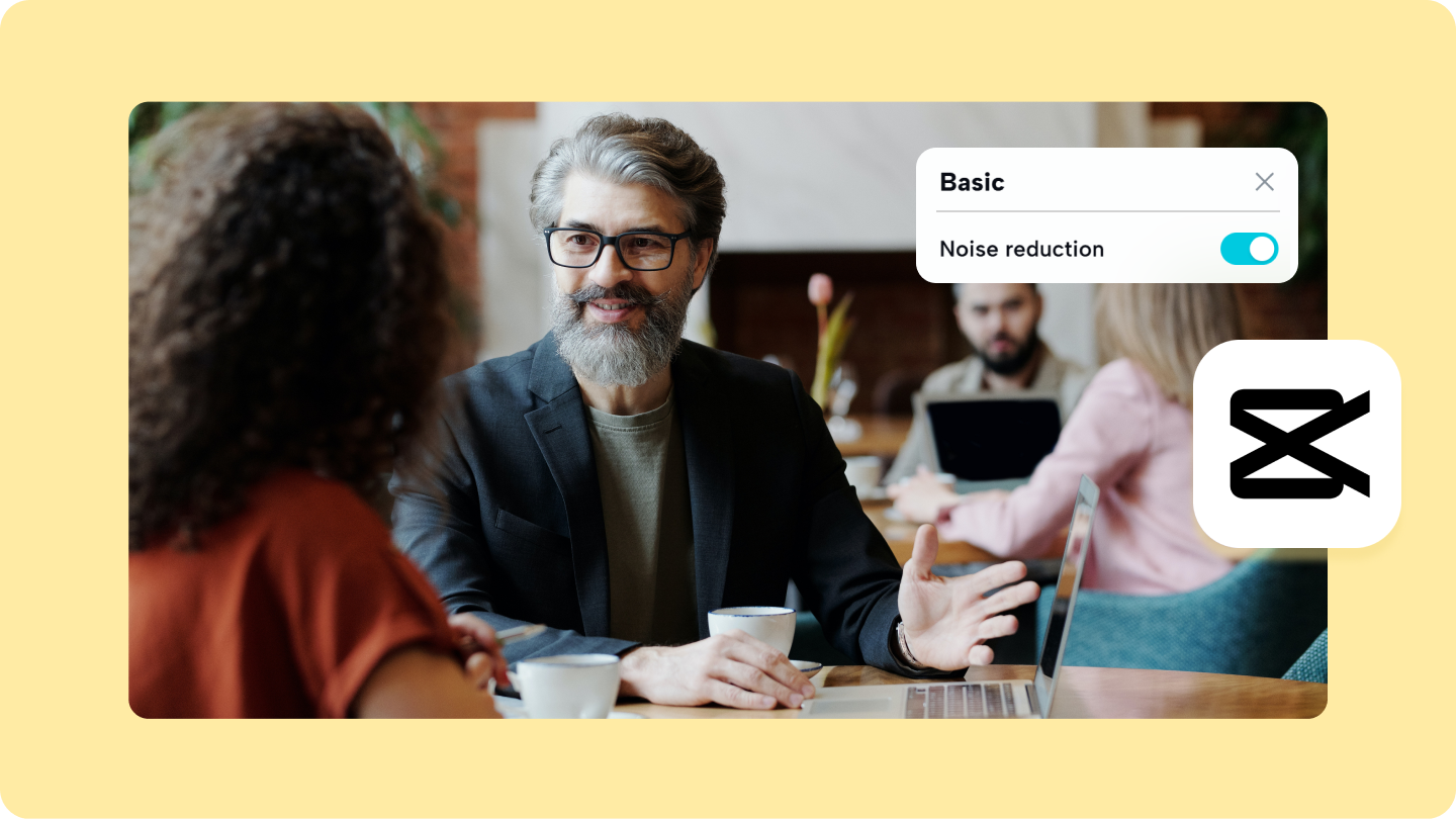 Reducción de ruido de audio: elimine el ruido de fondo con con un clic