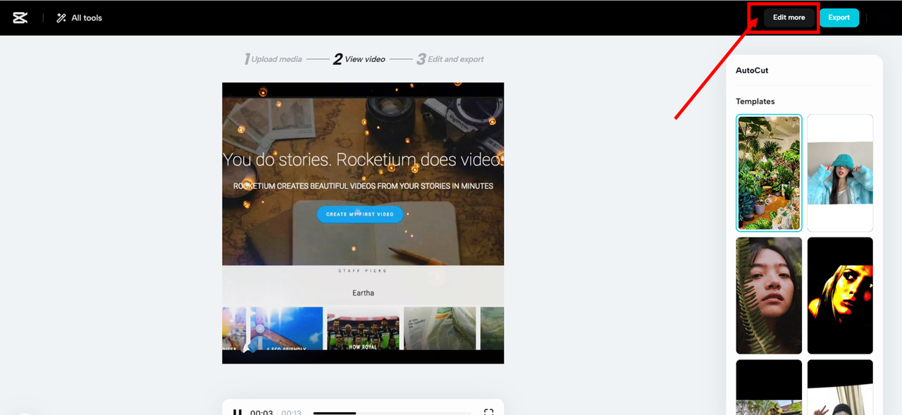 click the option Edit more