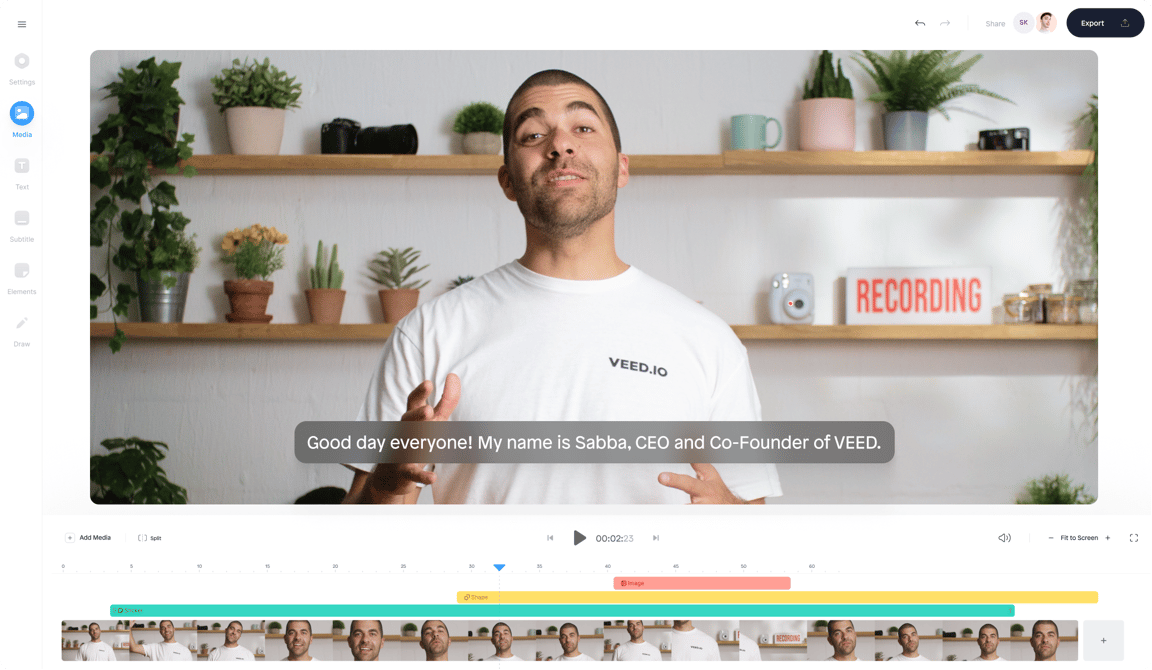 Automatic Video Editors - VEED