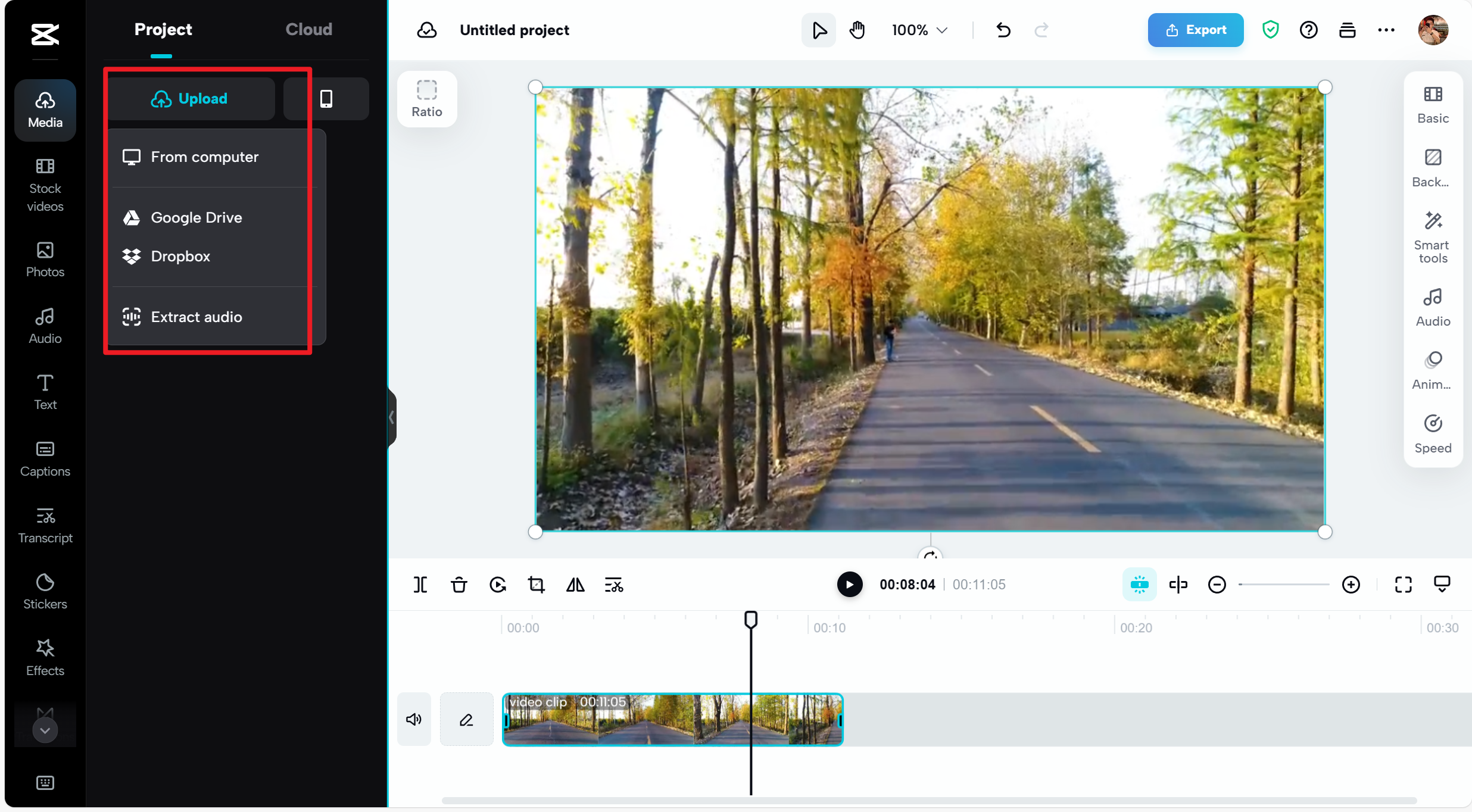Import your MKV file