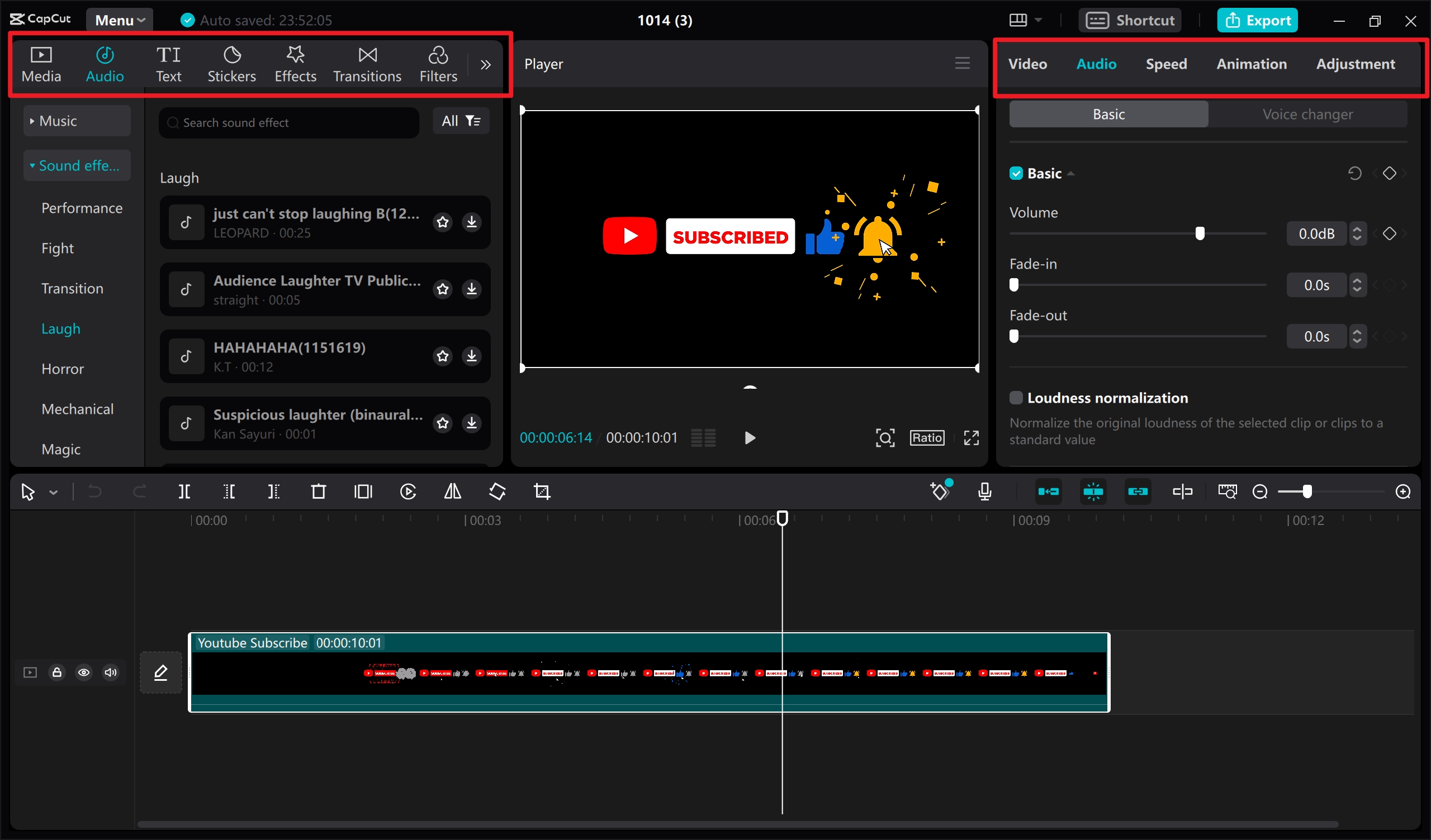 Edit and adjust your video