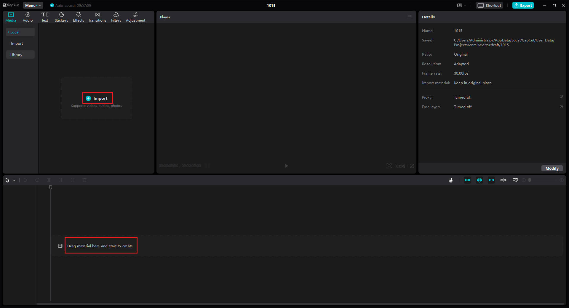 Upload your WebM file