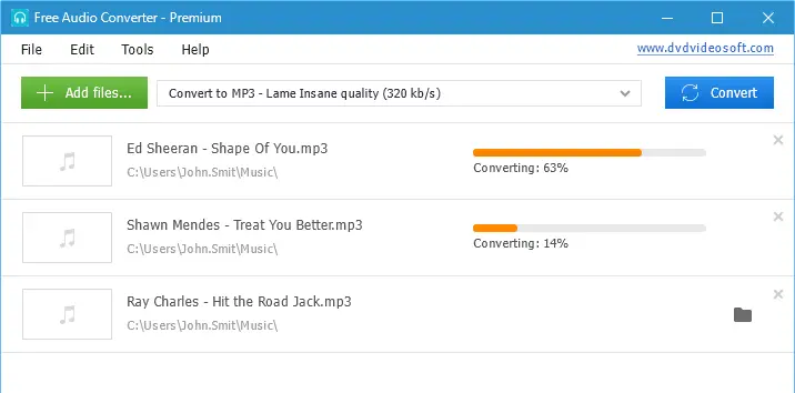 Free Audio converter WAV to MP3 converter free