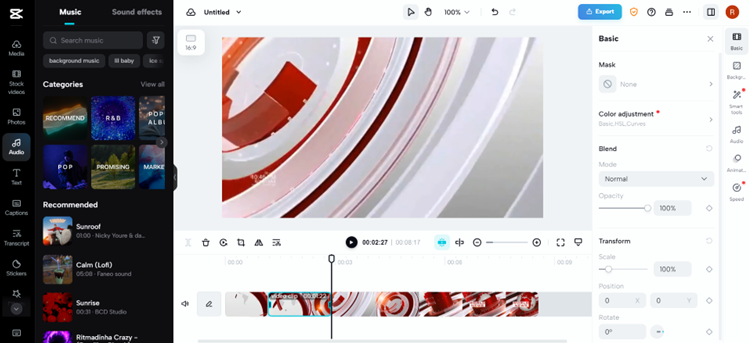 Make and trim videos
