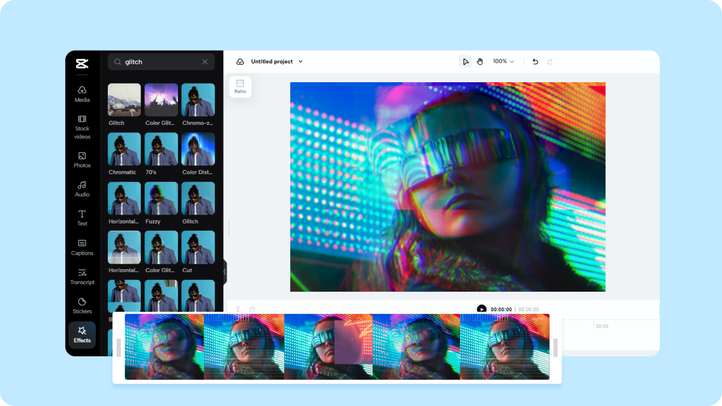 CapCut ile Glitch Kaplama Sanatı