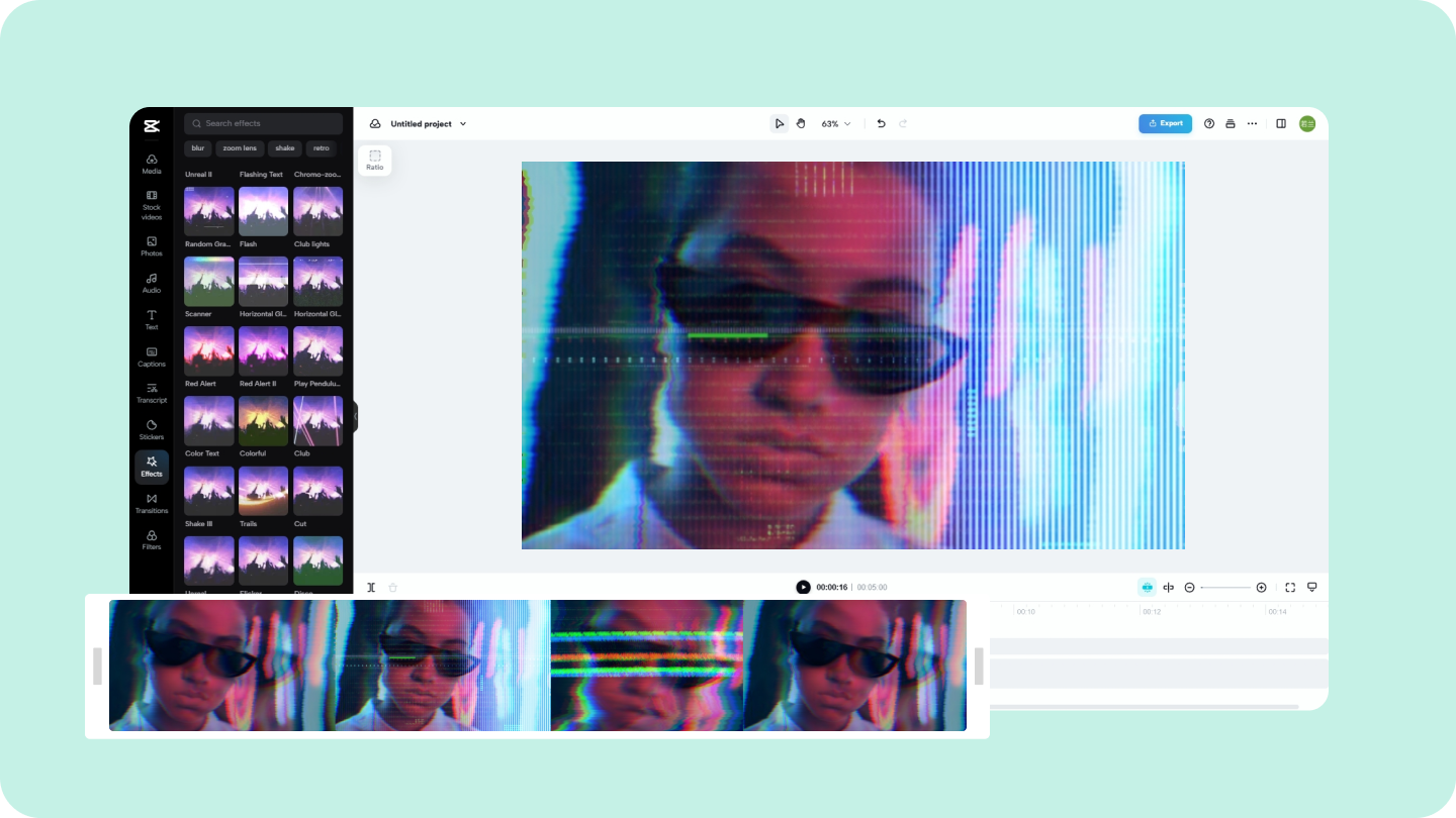 Glitch Video Effects: Digital Anomalies of CapCut