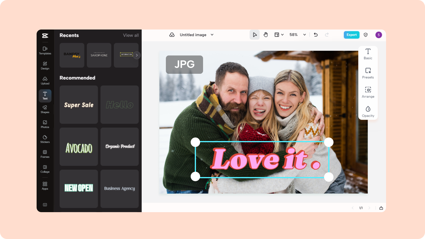 Текстовий редактор jpg