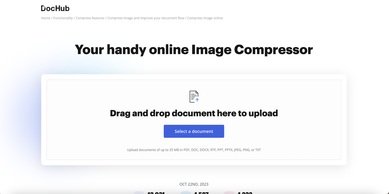 Compress Image on Mac - DocHub Step1