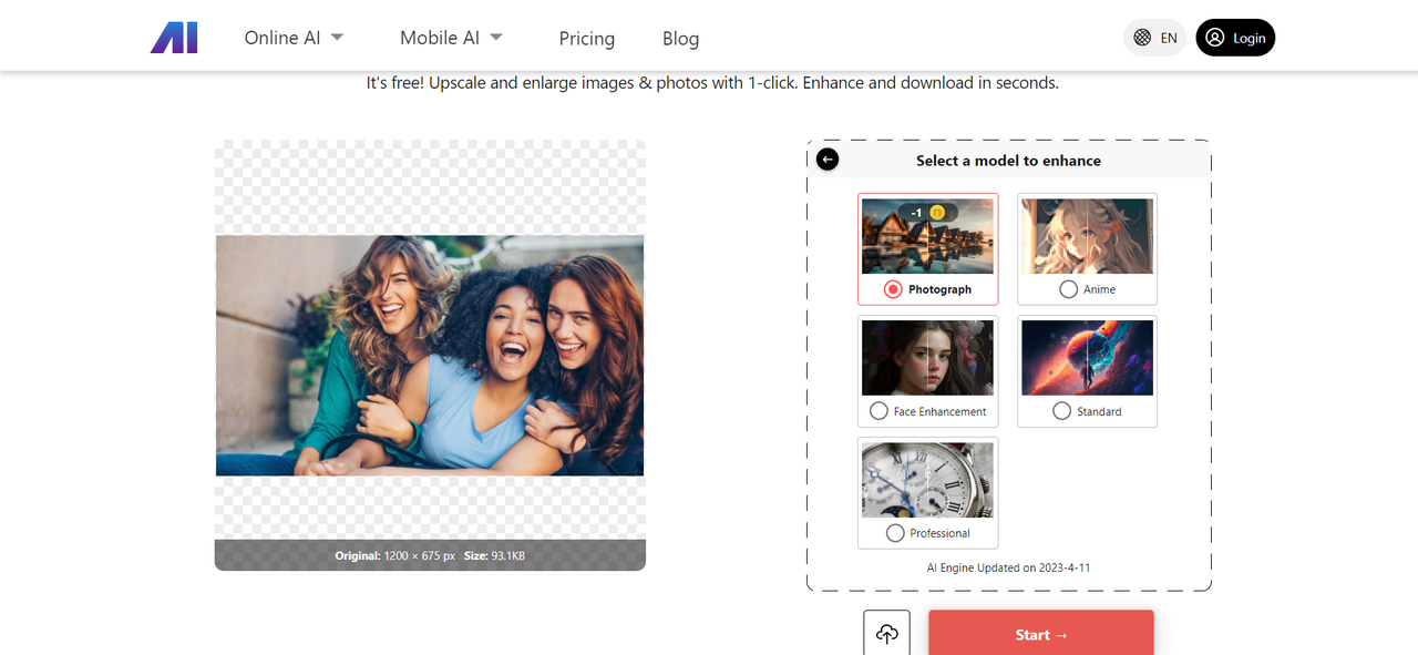 Smart PNG & JPG Image Upscalers - Nero Image Upscaler