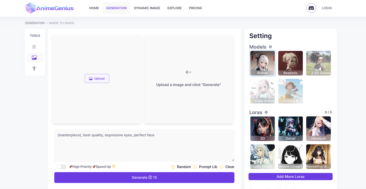 Anime AI Generator from Photos App - Live3D
