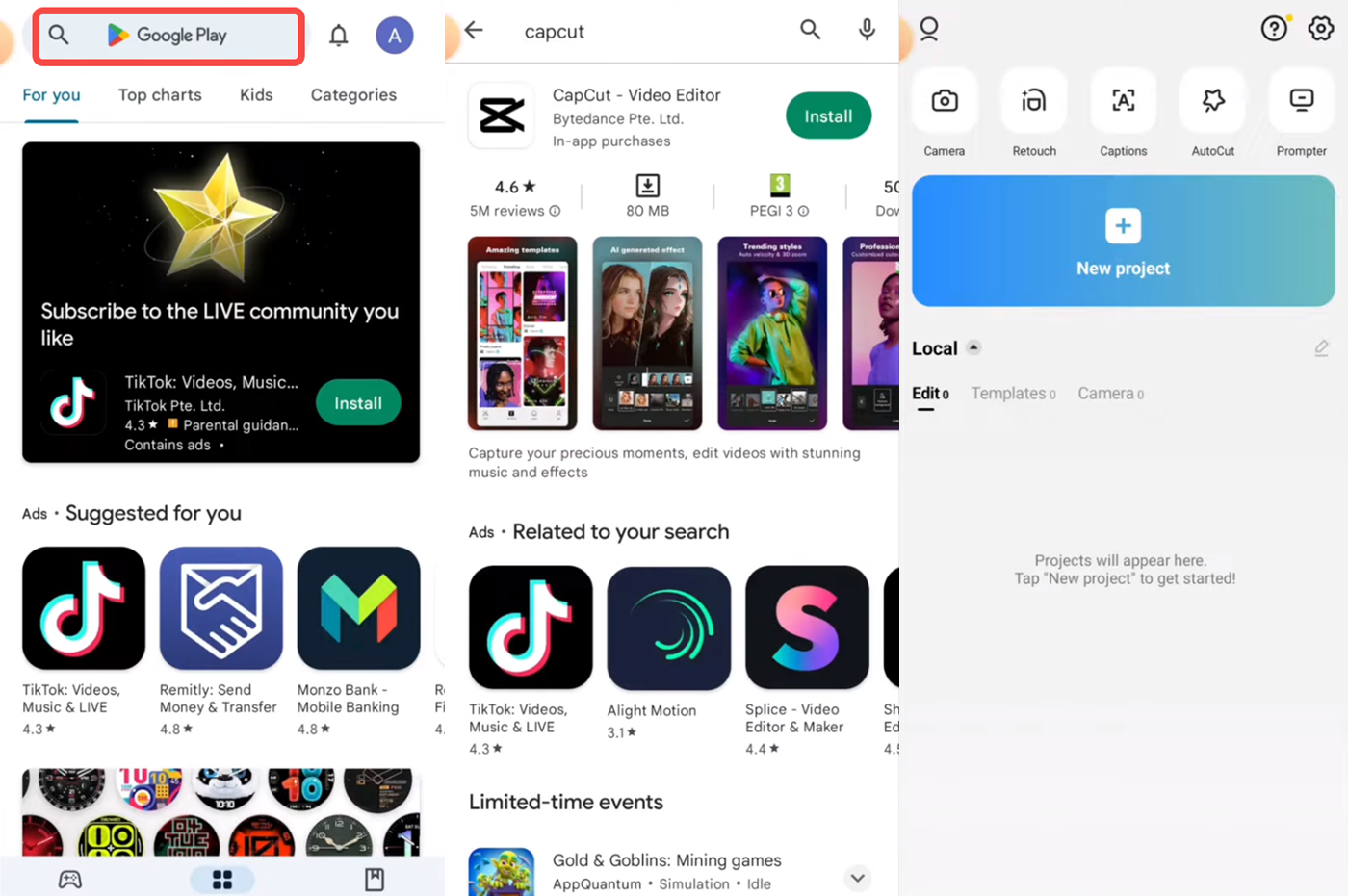 CapCut App Download for Android