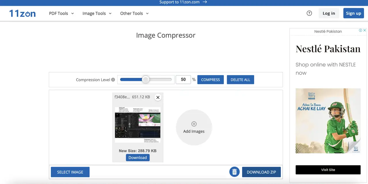 11zon Photo Compressor Tool for Image Compression And Editing