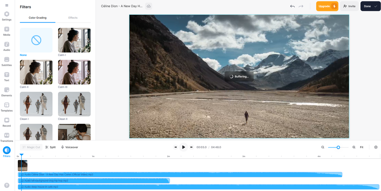 Edit MP3 with VEED.IO Step 2