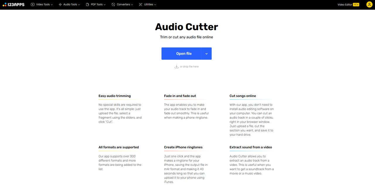 Edit MP3 with MP3Cut Step 1