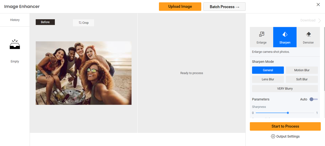 AI Sharpen Photos Online - VANCEAI
