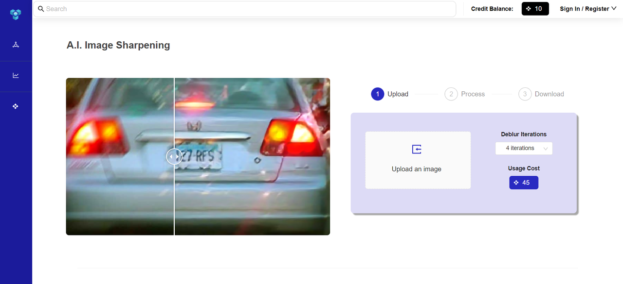 AI Sharpen Photos Online - Smartmine